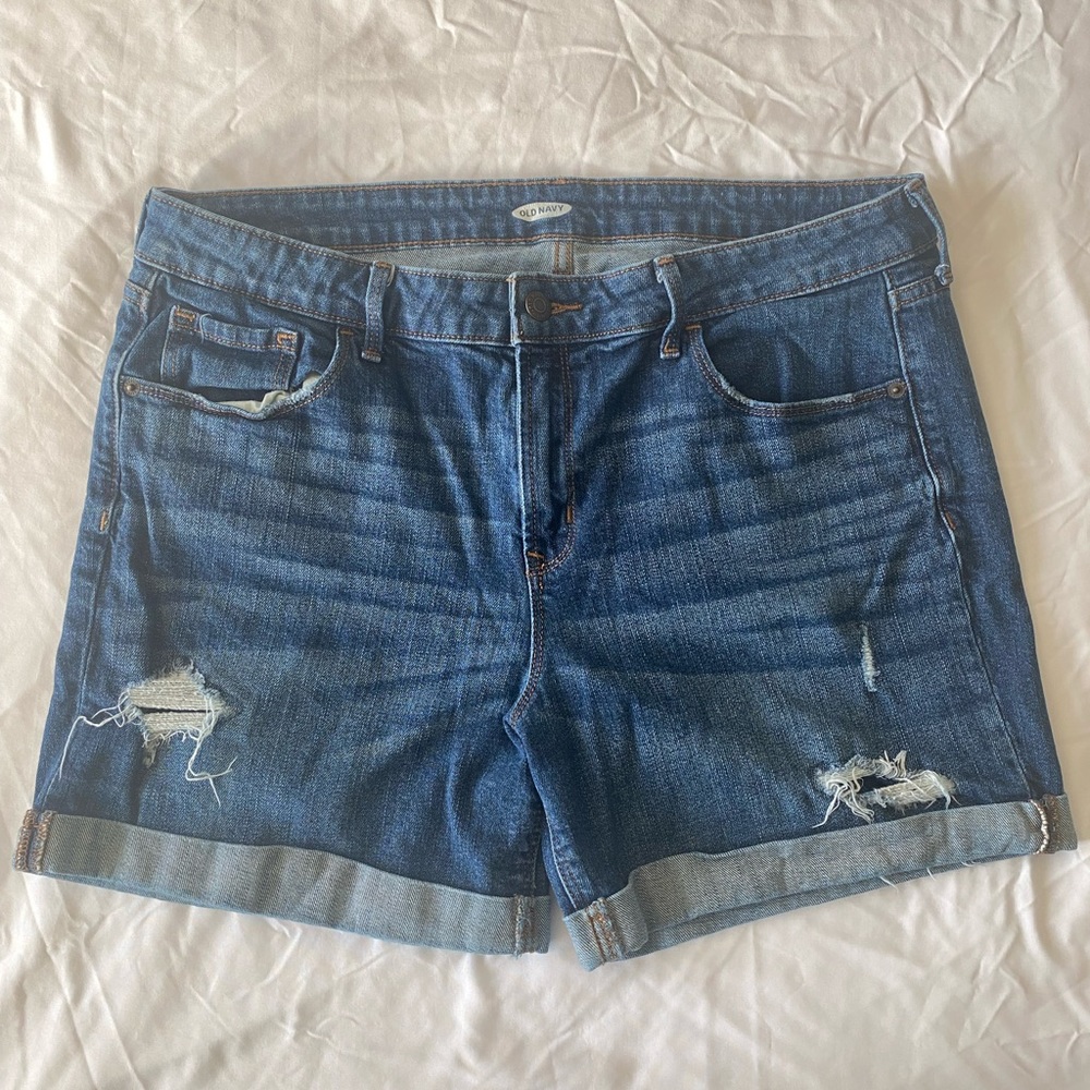 Old Navy Cuffed Jean Shorts